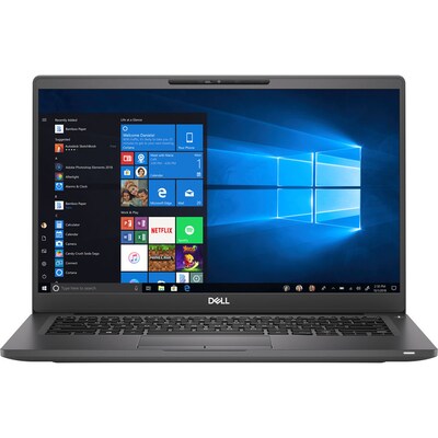 Dell Latitude 7000 14 LCD Laptop, Intel Core i5-8265U, 8GB RAM, 256GB SSD, Backlit Keyboard, Windows 11 Pro, Black