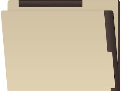 Medical Arts Press Heavy-Duty End Tab File Folder, Straight Cut, Letter-Size, Manila, 50/Box (S-0946