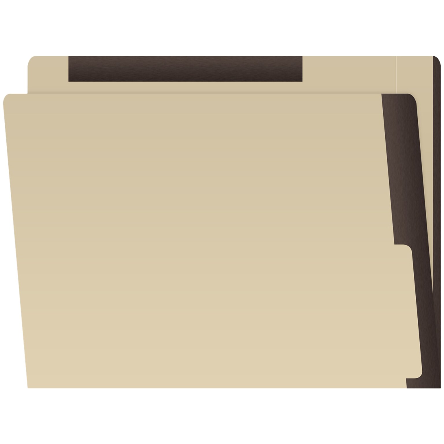 Medical Arts Press Heavy-Duty End Tab File Folder, Straight Cut, Letter-Size, Manila, 50/Box (S-09466-BLK)