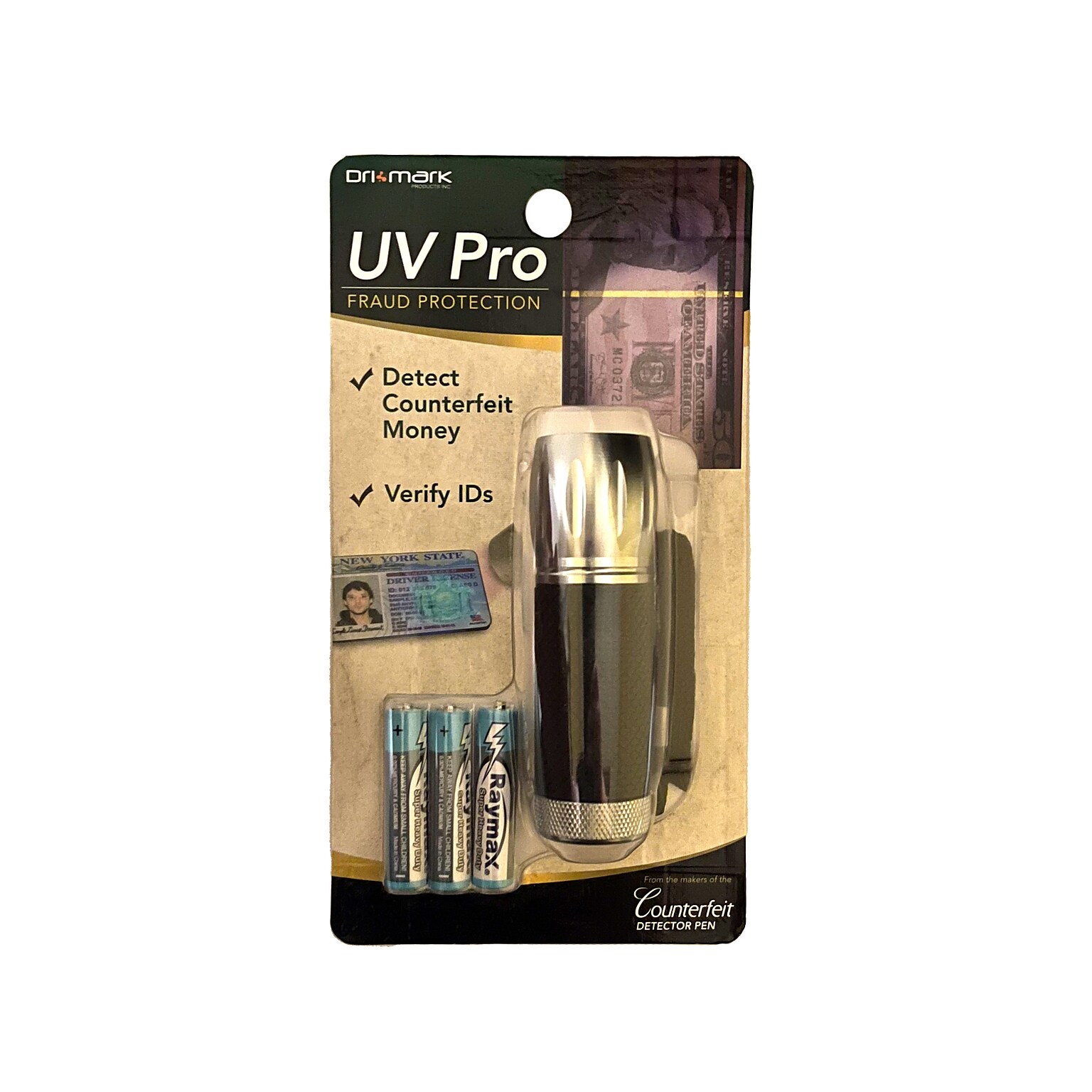 Dri Mark UV Pro Proprietary Ultraviolet Flashlight with Batteries (UVPROPLUS-B)