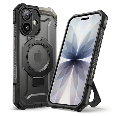 SUPCASE Unicorn Beetle Grip MagSafe Case for iPhone 17, Shock Absorbing, Black (SUP-iPhone2025-UBGrip-Black)