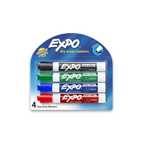 Expo Whiteboard Care Dry Erase Wipes, 5.5 x 10, White, 50/Container  (81850)