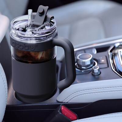 ASOBU Explorer Stainless Steel, 34 oz., Black, (ADNASM80BK)