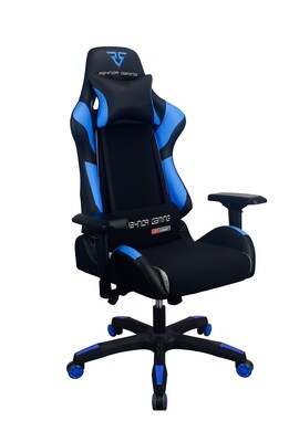 Raynor Group Energy Pro Series Fabric/Polyurethane Gaming Chair, Black/Blue (G-EPRO-BLU)