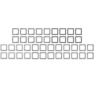 Teacher Created Resources Black and White Floral Be Kind Bulletin Board Set, 60/Set (TCR6801)