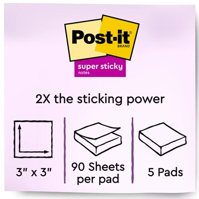 Post-it Transparent Notes, 2-7/8 x 2-7/8, 36 Sheets/Pad, 1 Pad