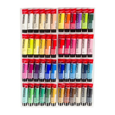 Amsterdam Standard Acrylic General Set, Assorted Colors, 20mL, 48/Set  (AMS17820448)