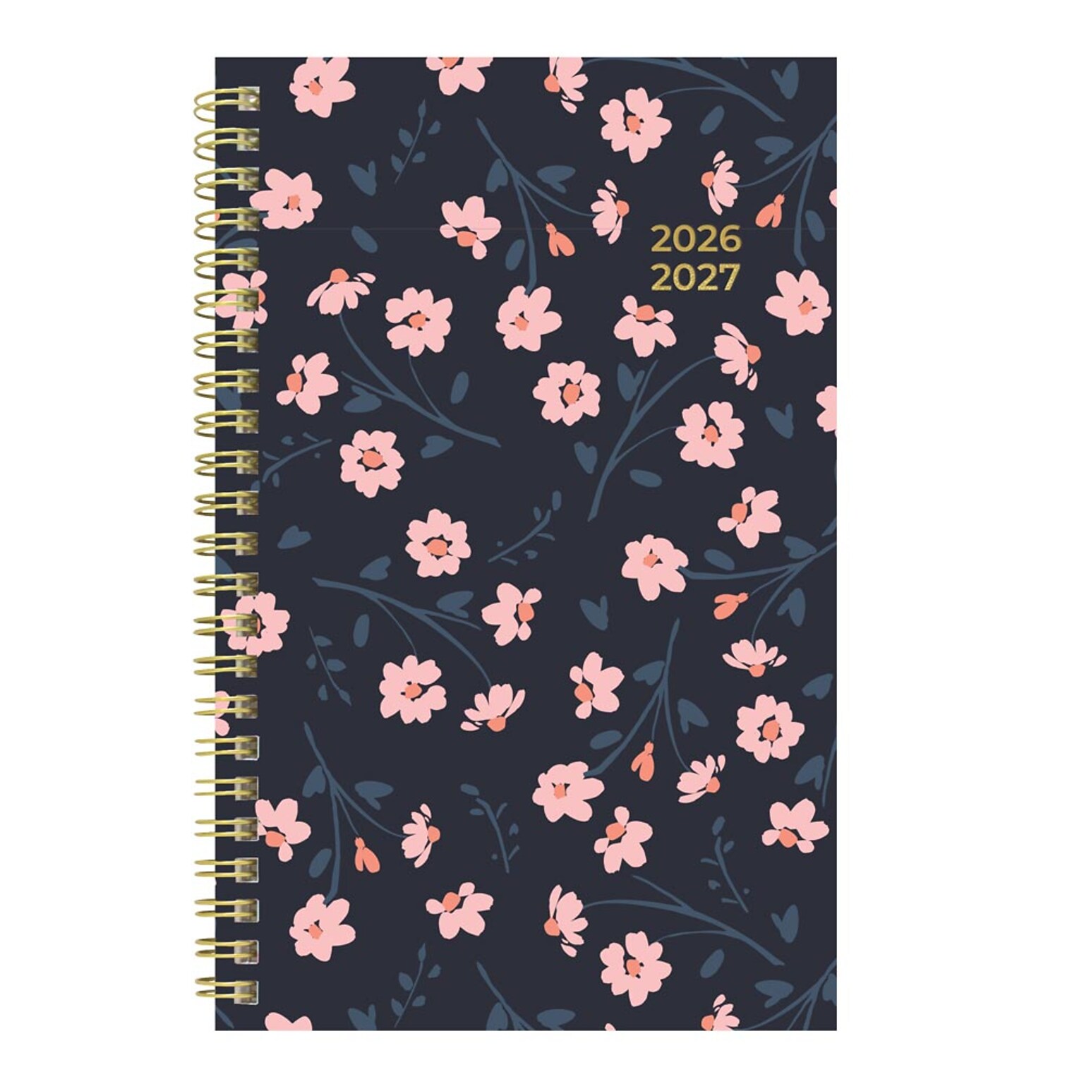 2026-2027 Blueline Academic 8 x 5 Weekly & Monthly Planner, Poly Cover, Blossom Pink (CA114PG.02)