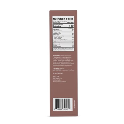 Built Puff Brownie Batter Protein Bar, 1.41 oz., 12 Bars/Box (BUI30363)