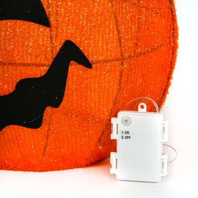 National Tree Company 24" Pre-Lit Pumpkin and Ghost (MZ17-HS21B19-1)