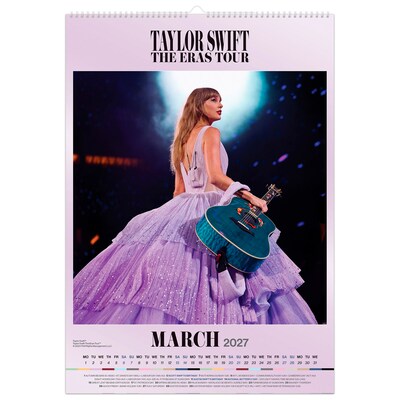 2027 BrownTrout Taylor Swift 11.7" x 16.5" Monthly Wall Calendar, Assorted Colors (9798330713387)