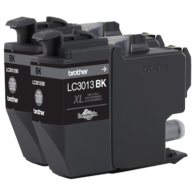 Brother LC30132 Black High Yield Ink Cartridge, 2/Pack (LC30132PKS)