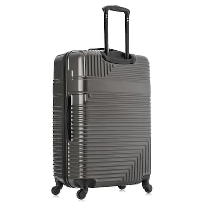 InUSA Resilience 29.52" Hardside Suitcase, 4-Wheeled Spinner, TSA Checkpoint Friendly, Coal (IURES00L-COA)
