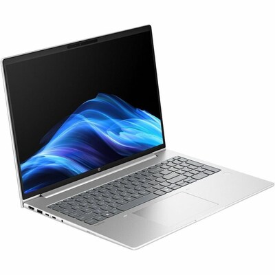 HP ProBook 4 G1a 16" LCD AI Laptop, Copilot+ PC, AMD Ryzen 5, 16GB RAM, 256GB SSD, Backlit Keyboard, Windows 11 Pro, Silver