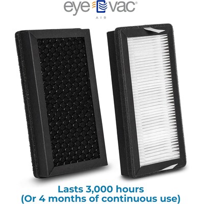 EyeVac HEPA Air Purifier Filters, 2/Pack (EVAHF)