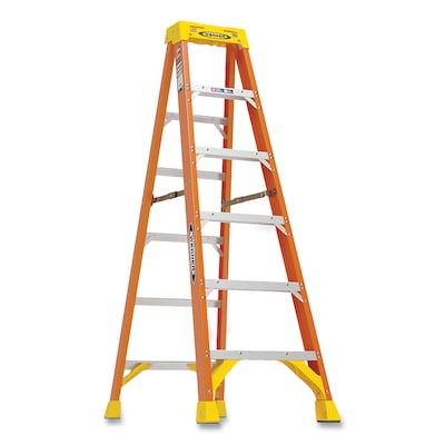 Werner 6 Fiberglass Step Ladder, 300 lbs. Capacity (6206)