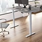 Bush Business Furniture Move 40 Series 28"-48" Adjustable Standing Desk, Platinum Gray/Cool Gray Metallic (M4S6030PGSK)