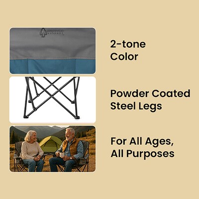 Arrowhead Outdoor Oversized Outdoor Chair, Blue (TSRTKKS0373U)