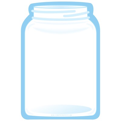 Creative Shapes Jar Memo Pad, Multicolor, 6/Bundle (SE-36-6)