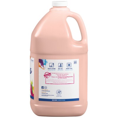 Prang Ready-to-Use Tempera Paint, Peach, 128 oz. (DIX22834)