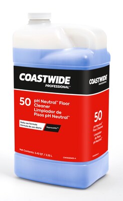 Coastwide Professional™ Floor Cleaner pH Neutral Concentrate for ExpressMix, 3.25L, 2/Carton (CW050EM03-A)