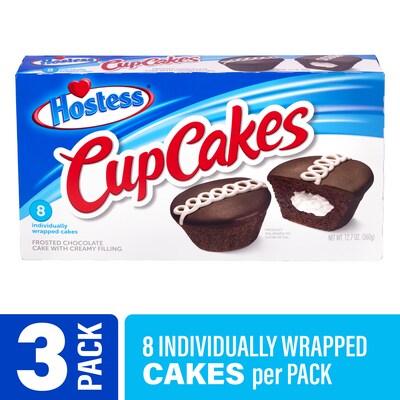 Hostess Cupcake Multi Pack, 12.7 oz, 24/Pack (600-04133)