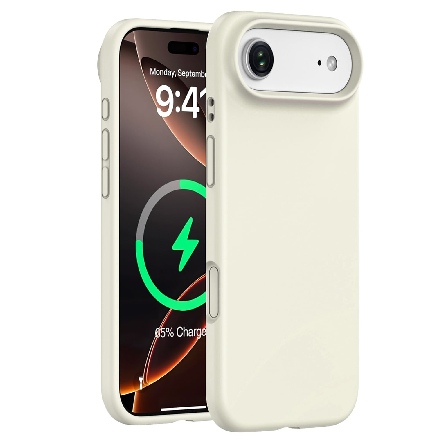 SaharaCase Venture Series MagSafe Compatible Phone Case for iPhone 17 Air, Shock Absorbing, Sand Beige (CP00945)
