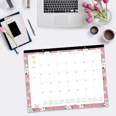 2026-2027 Blue Sky Lilliana Rose 17" x 22" Academic Monthly Wall Calendar, Assorted Colors (159112)