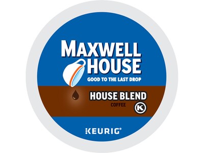 Maxwell House House Blend Coffee Keurig K-Cup Pod, Medium Roast, 96/Box (5303CT)