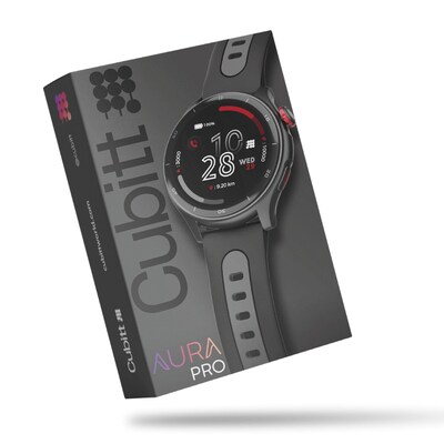 Cubitt AURA Pro Smartwatch, GPS, 36.32mm, Aluminum Case, Rose Gold Sport Band (CT-AURAP5)