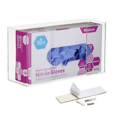 Viva Comfort Glove Dispenser, Clear, 2/Pack (ADI902-01-MK-2PK)