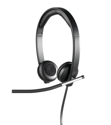 Logitech H650e USB Stereo Binaural Headset (981-000518)