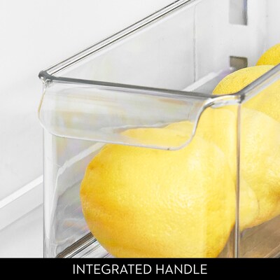 iDESIGN Refrigerator Bins, Clear, 6/Set (27844M6)