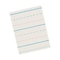 Pacon 8.5" x 11" Newsprint Handwriting Paper, 1/2" x 1/4" x 1/4" Ruled, 500 Sheets/Pack, 3 Packs (PAC2696-3)