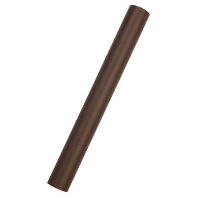 JAM Paper Short Mini Roll Wrapping Paper, 26.3 sq. ft., Chocolate Brown, 2/Pack(277013527263a)
