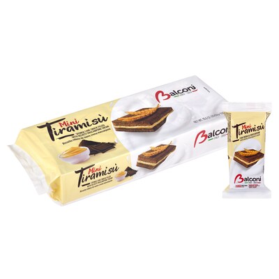 Balconi Mini Tiramisu Snack Cakes, 150/Pack (600-04195)
