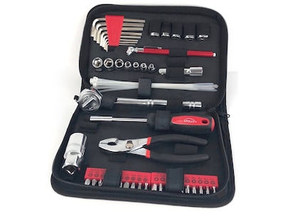 Apollo Tools Metric Auto Tool Set, 56-Piece, Black/Red (DT9775)