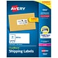 Avery TrueBlock Laser Shipping Labels, 2" x 4", White, 10 Labels/Sheet, 250 Sheets/Box (5963)