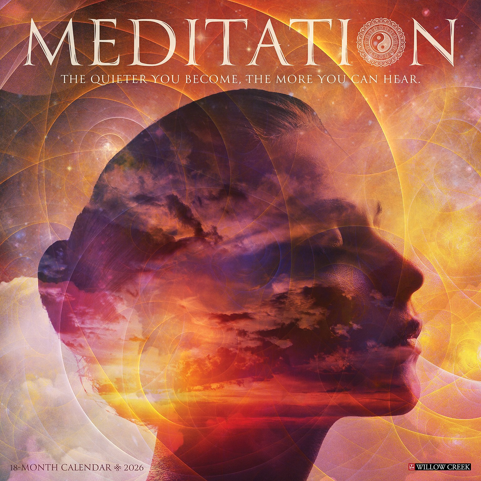 2026 Willow Creek Meditation 12 x 12 Monthly Wall Calendar (51887X)