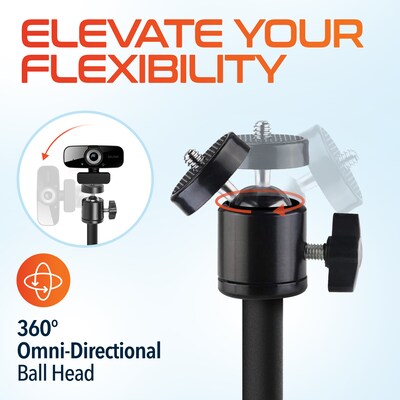Delton C50 1080p WebCam Bundle, Tripod Mounted, Black (DWC50BD1)