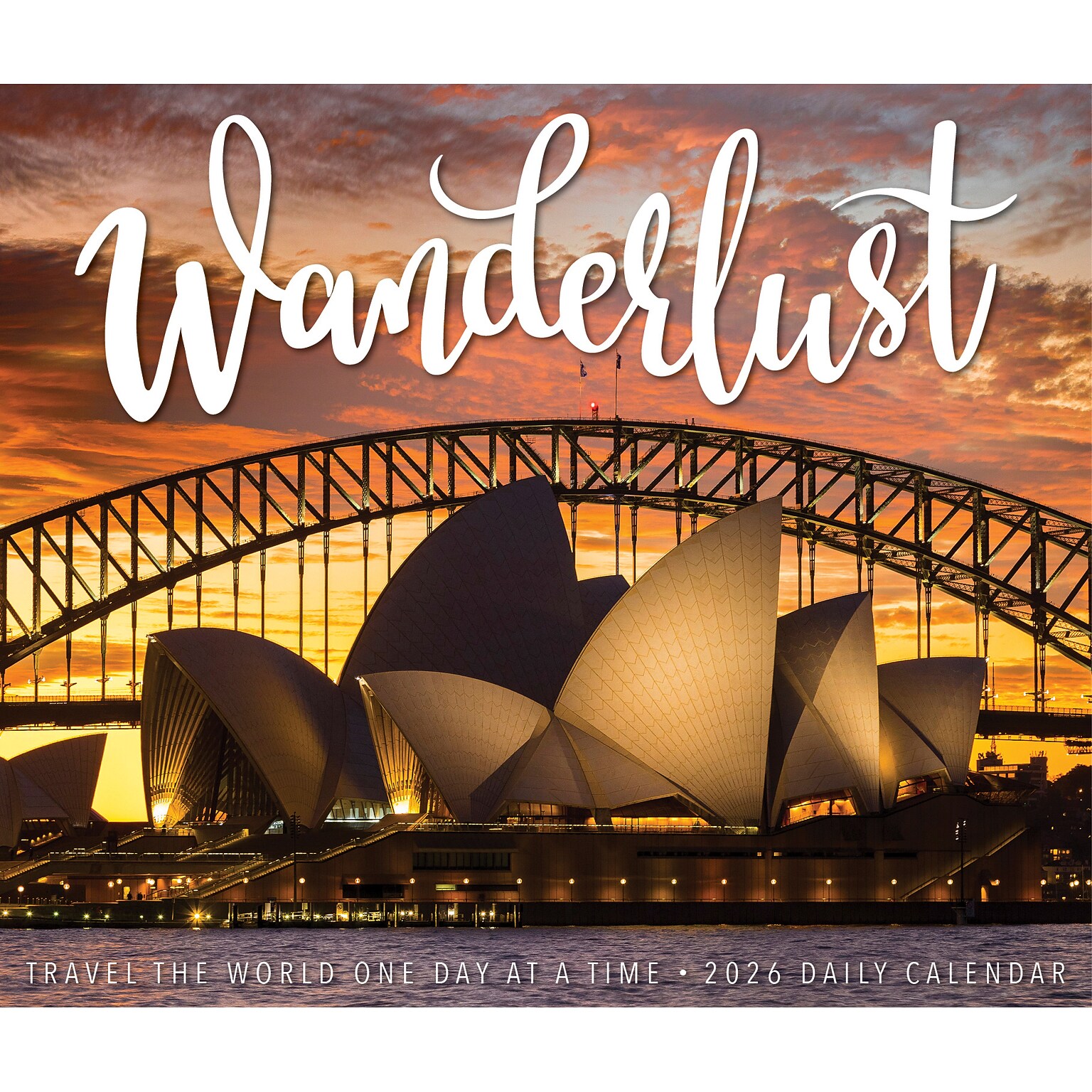 2026 Willow Creek Wanderlust 6.2 x 5.4 Day-to-Day Calendar (54482)