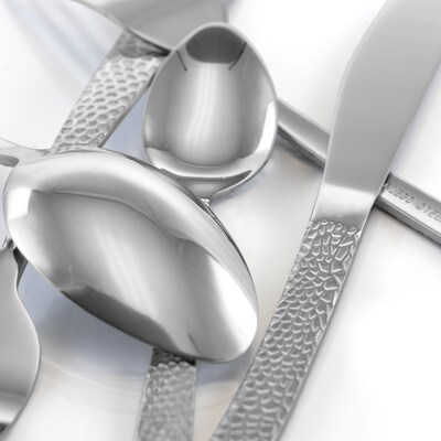 MegaChef Baily Stainless Steel Flatware Set,  20 Piece (937112452M)