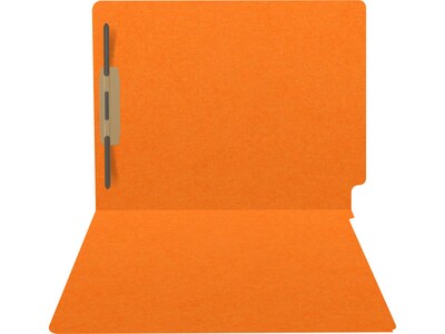 Medical Arts Press Heavy Duty End Tab File Folder, Straight-Cut, Letter Size, Orange, 40/Box (S-09461-ORG)