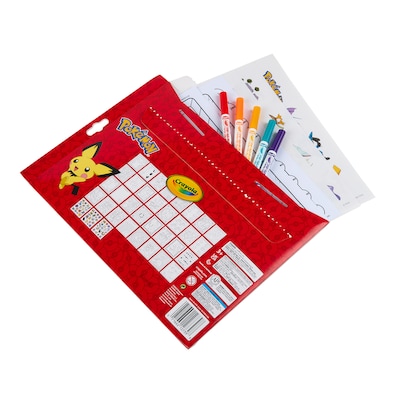 Crayola Color & Sticker: Pokemon Activity Book, 3 Set/Bundle (BIN042739-3)