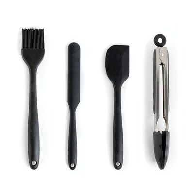 MegaChef Cooking Utensil Set, Gray, 14 Piece (937114355M)