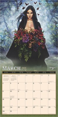2025 BrownTrout Alchemy Witches OFFICIAL 12" x 24" Monthly Square Wall Calendar (9781975483098)