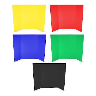 Flipside Foam Project Board, 36" x 48", Assorted Colors, 24/Carton (30049)