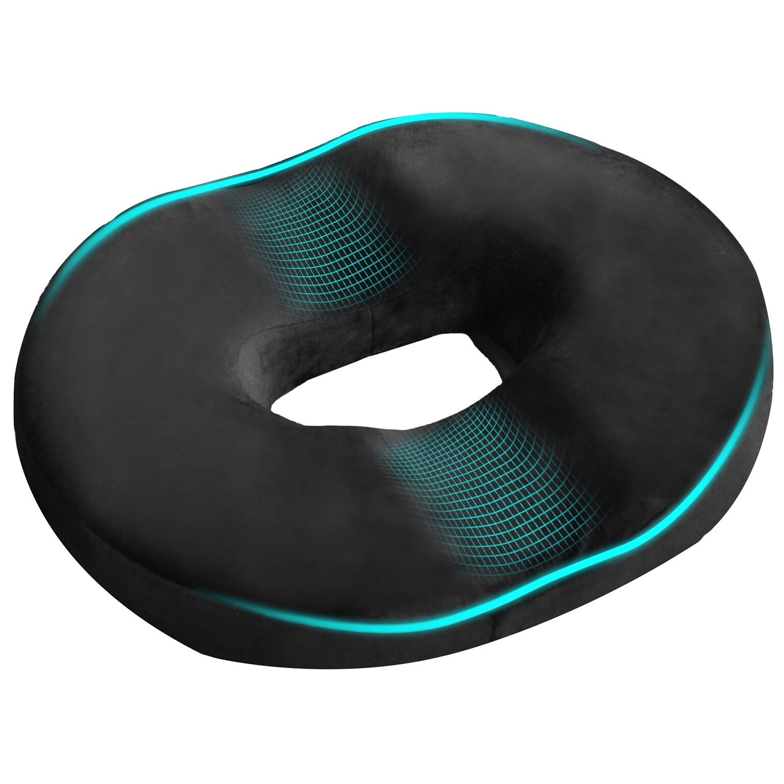AllSett Health Donut Coccyx and Hemorrhoid Pillow with Non-Slip Washable Cover (ASH0HP2)
