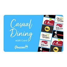 $10 Prezzee Casual Dining eGift Card - 5 Top Brands