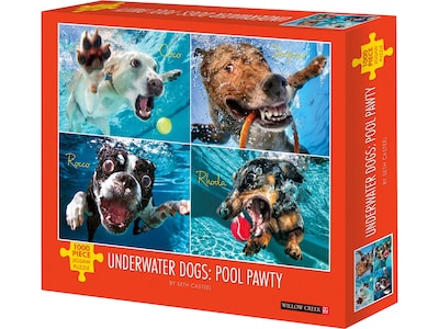 Willow Creek Underwater Dogs: Pool Pawty 1000-Piece Jigsaw Puzzle (48192)